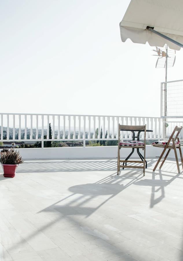 Апартаменти Top Floor Studio With Endless View Афіни Екстер'єр фото